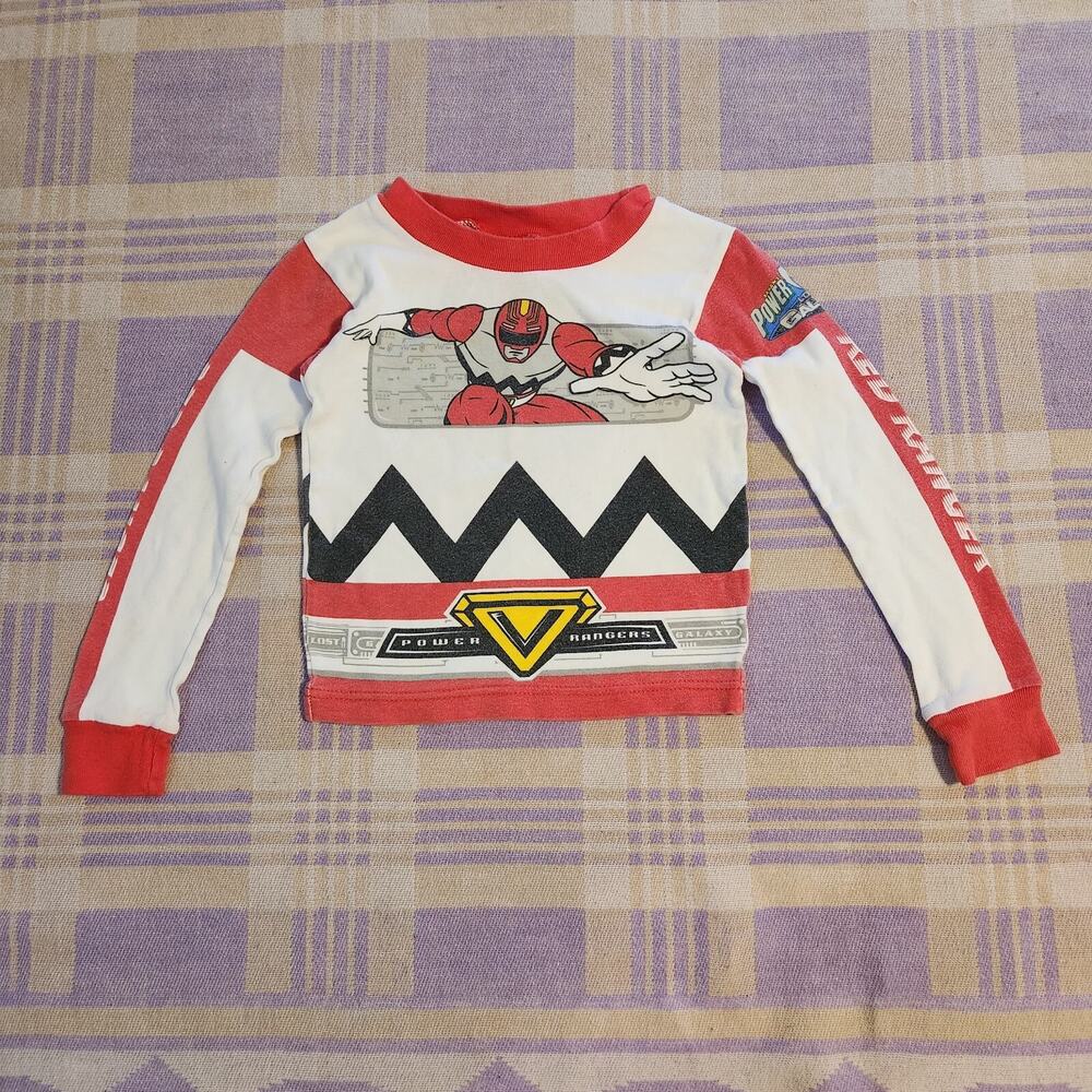 RARE Vintage Mighty Morphin Power Rangers Red Ranger Unisex Youth Sz 6 90s Lost